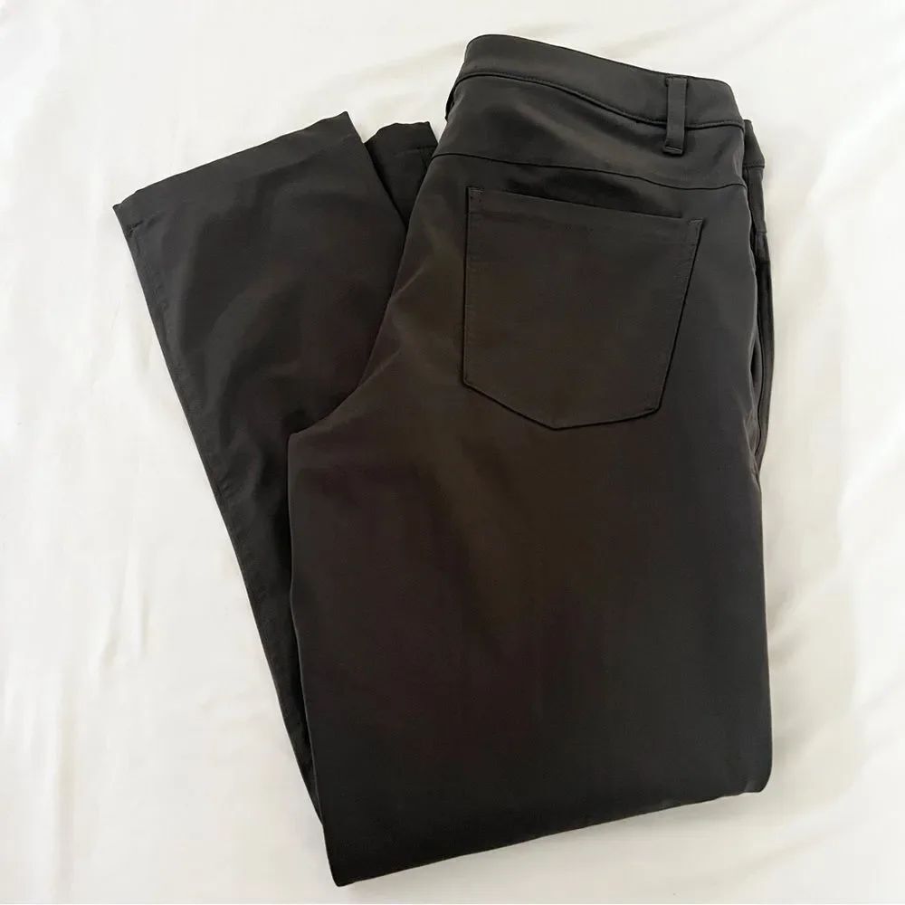 Lululemon ABC Classic Fit 5 Pocket Pants Men's 32 Gray 28” Inseam